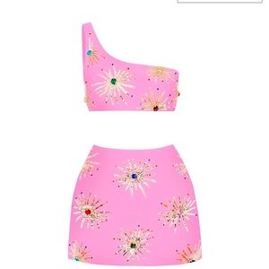 Handmade Pink Swimwear/Coverup